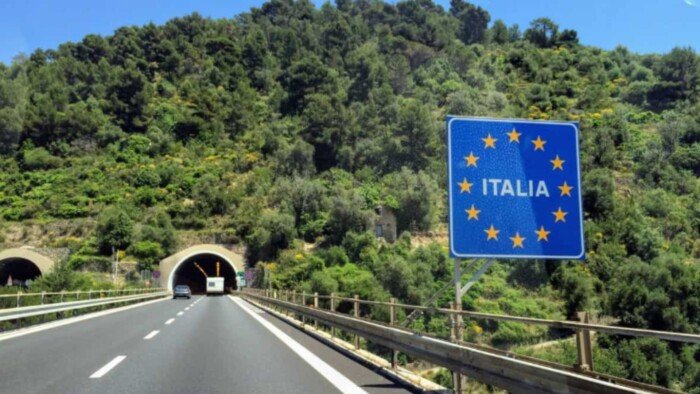 A Tar Road in Italy
